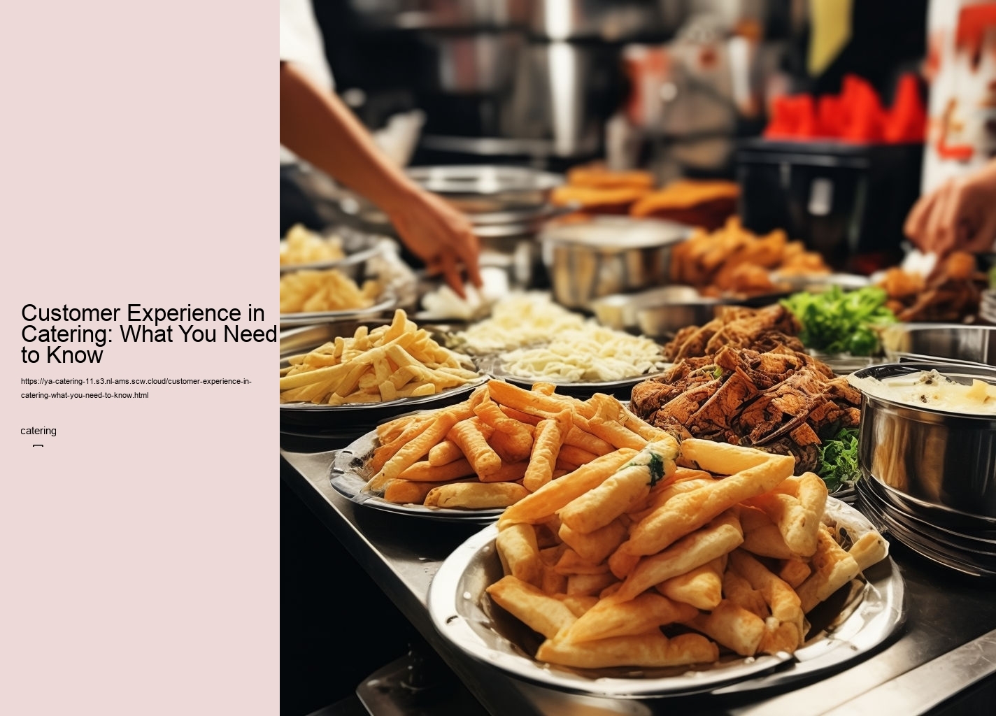 Customer Experience in Catering: What You Need to Know